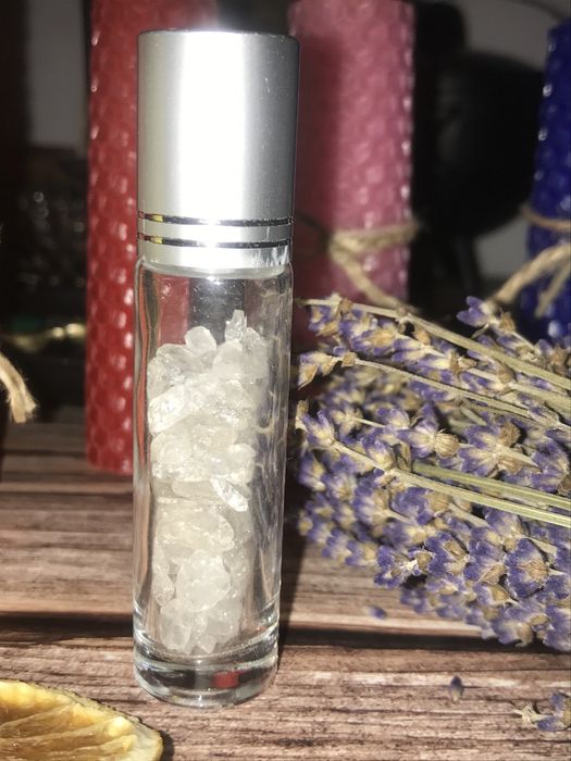 Magia Buteleczka z kryształami na olejek 10ml – kryształ górski Tarot