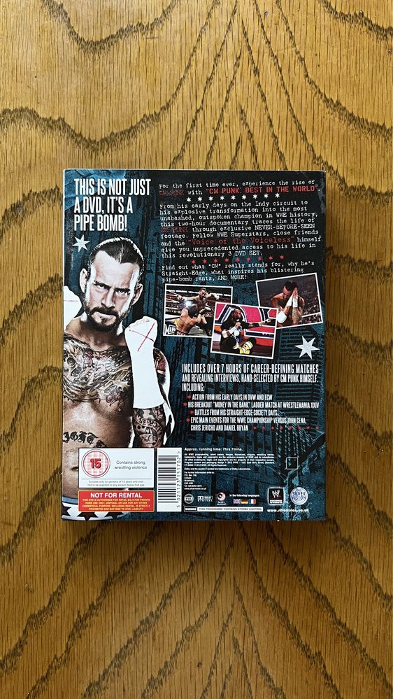 CM Punk | Best in the World | DVD | WWE | AEW | Wrestling