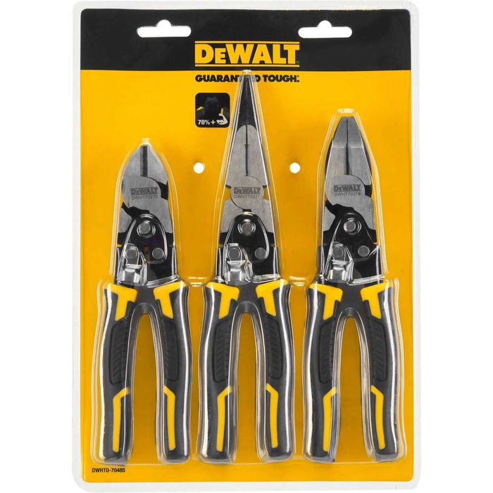 DeWALT DWHT0-70485 Набір з трьох шарнірно-губцевих інструментів