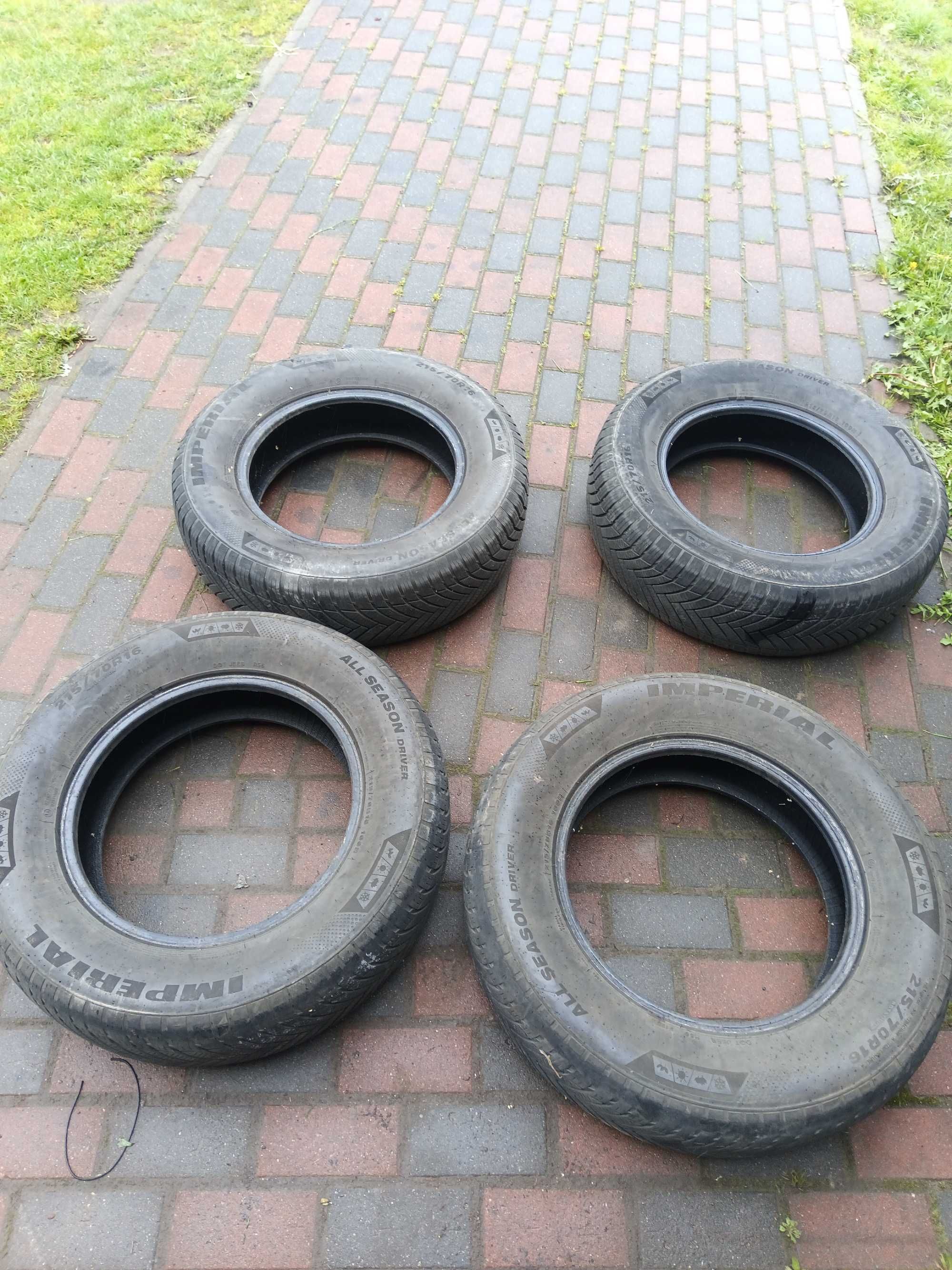 opony całoroczne 215/70r16