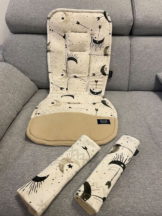 Wkładka do wózka La Millou + nakładka na pasy