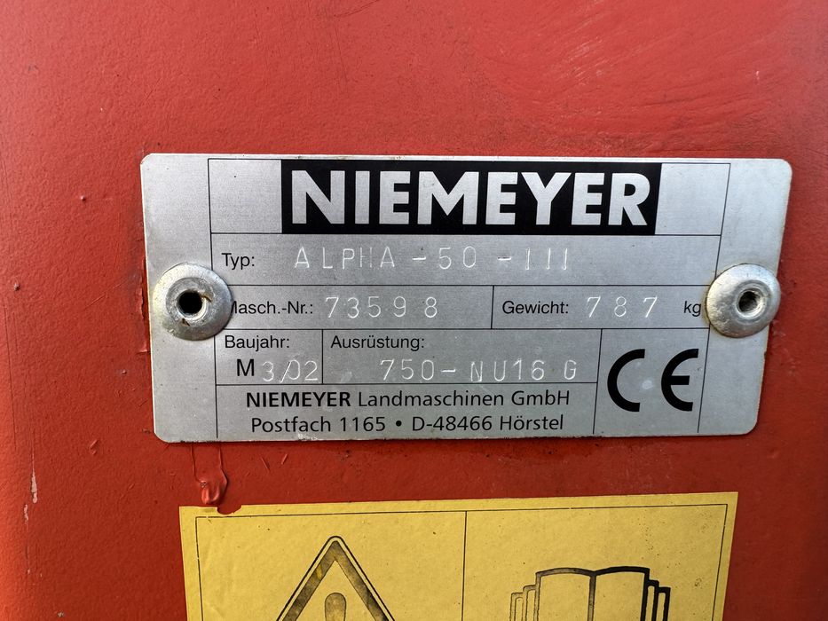 Plug obrotowy 4 skibowy niemeyer z walami