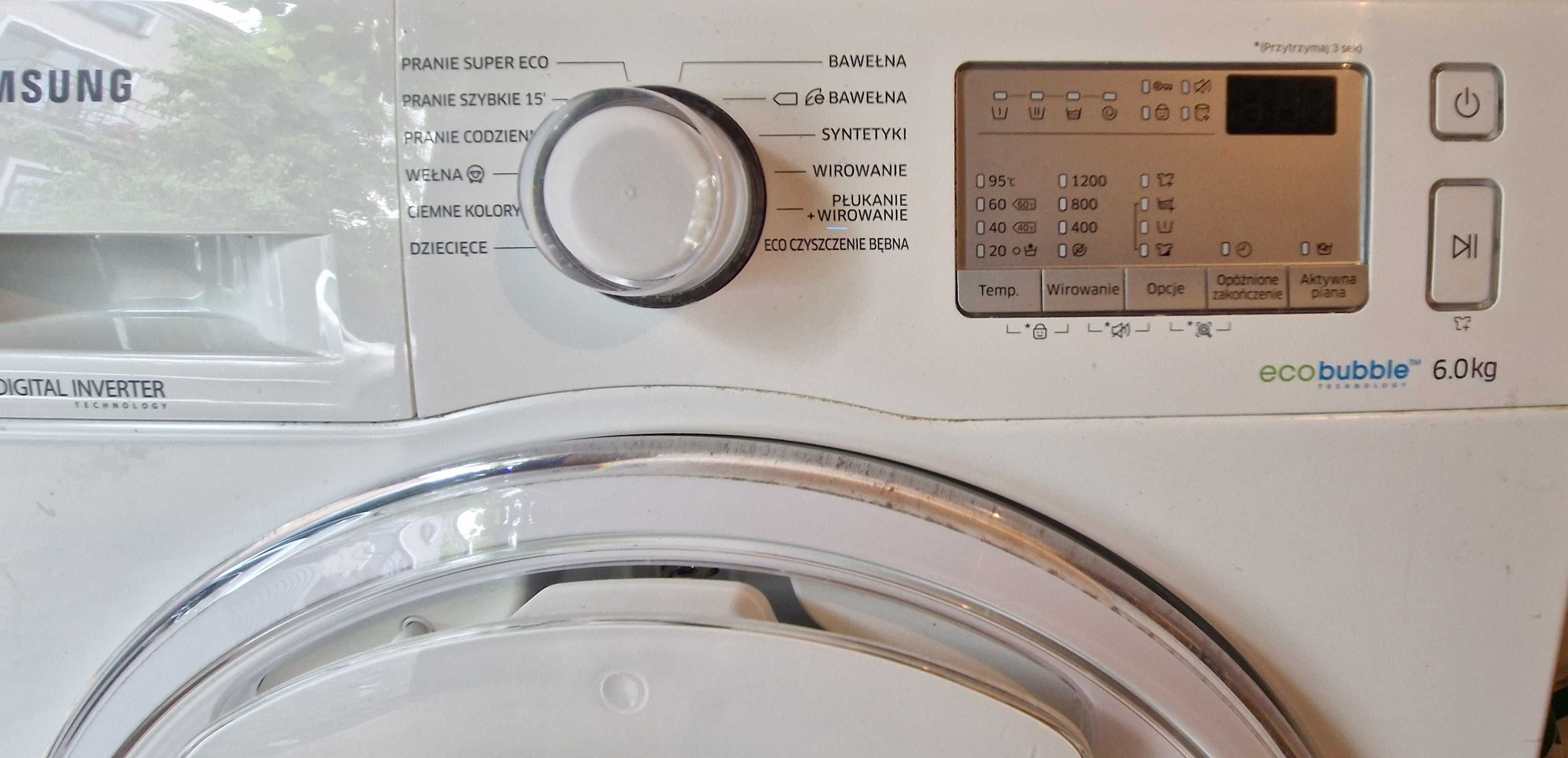 Pralka Samsung eco buble ad wash 6 kg -- czytaj OPIS