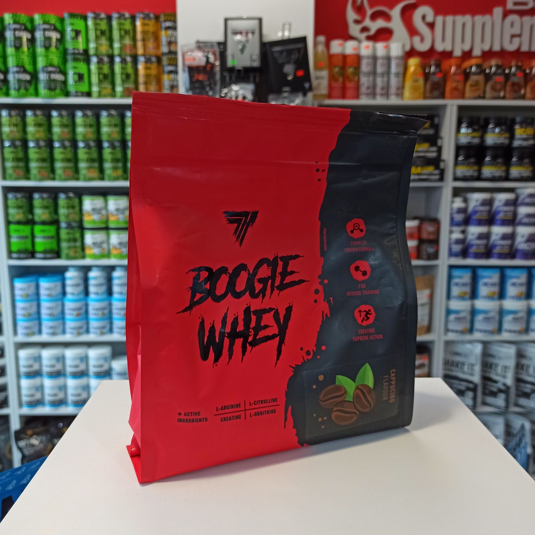 Trec Boogie Whey 500g Białko WPC z Kreatyną, Arginina Ornityna