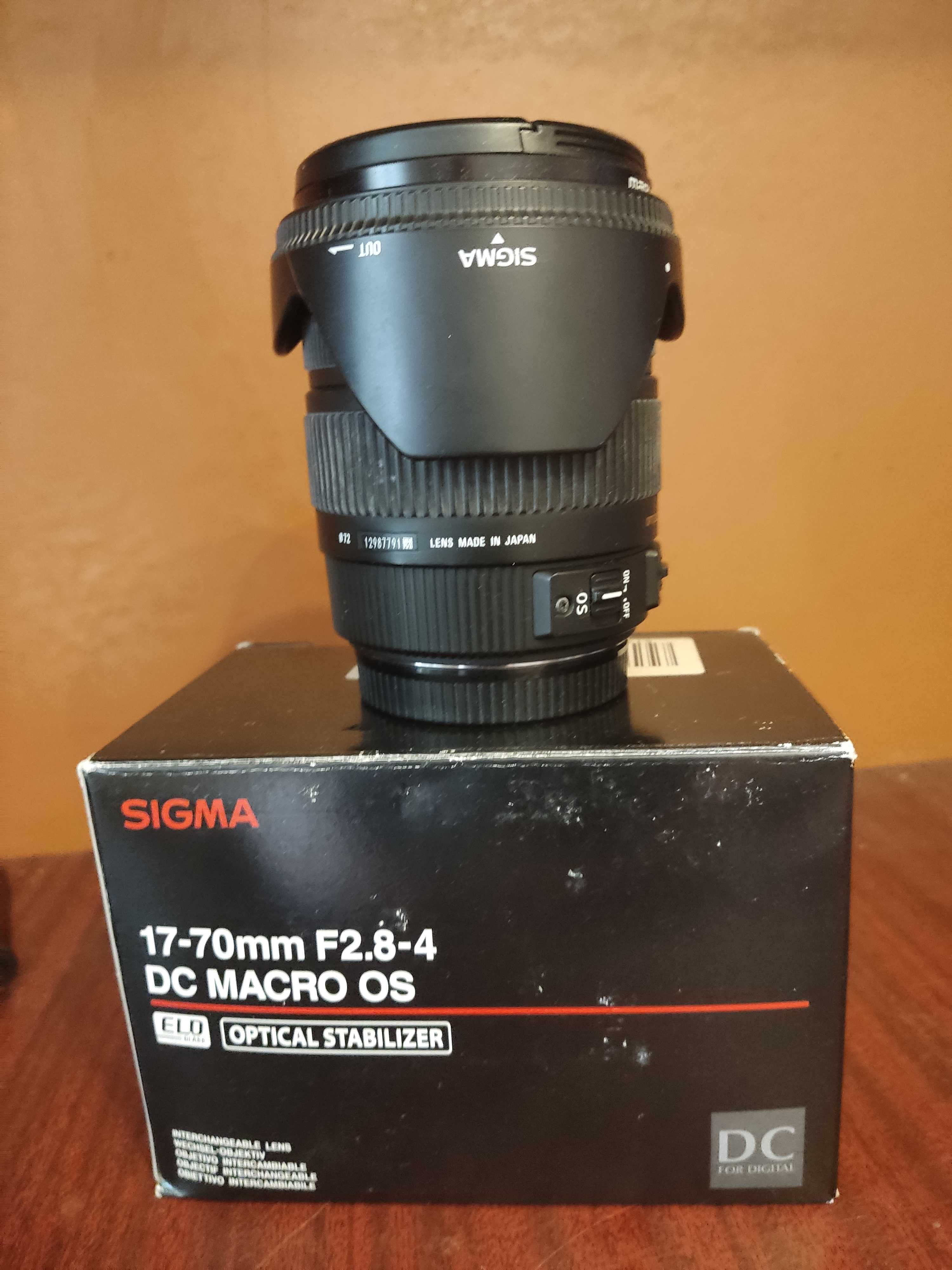 Объектив Sigma 17-70mm F2.8-4 DC MACRO OS for Canon