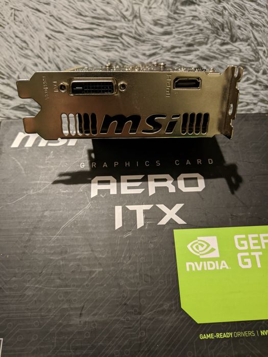 MSI GT 1030 2GB GDDR5 Aero ITX OC – Ідеальний стан, холодна