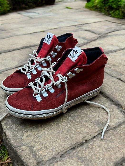 Adidas roz. 35 damski wysokie trampki zamszowe