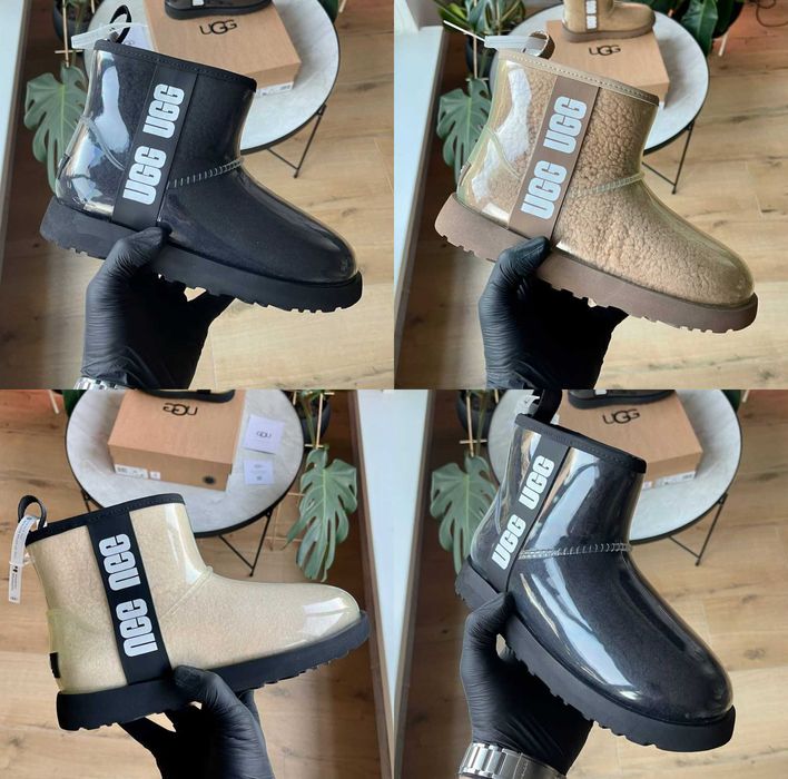 Женские сапоги UGG Classic Clear Mini Boot 36-41 Натур Овчина! Купить!