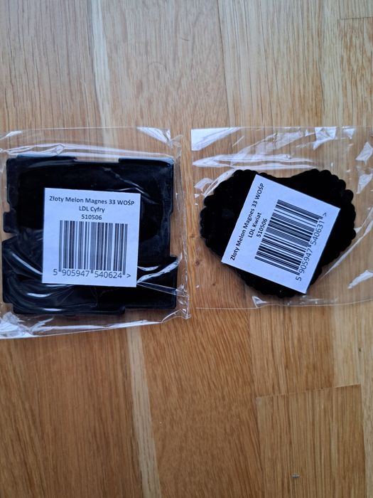 Magnesy WOŚP 33 finał ! CYFRY + KWIAT  !