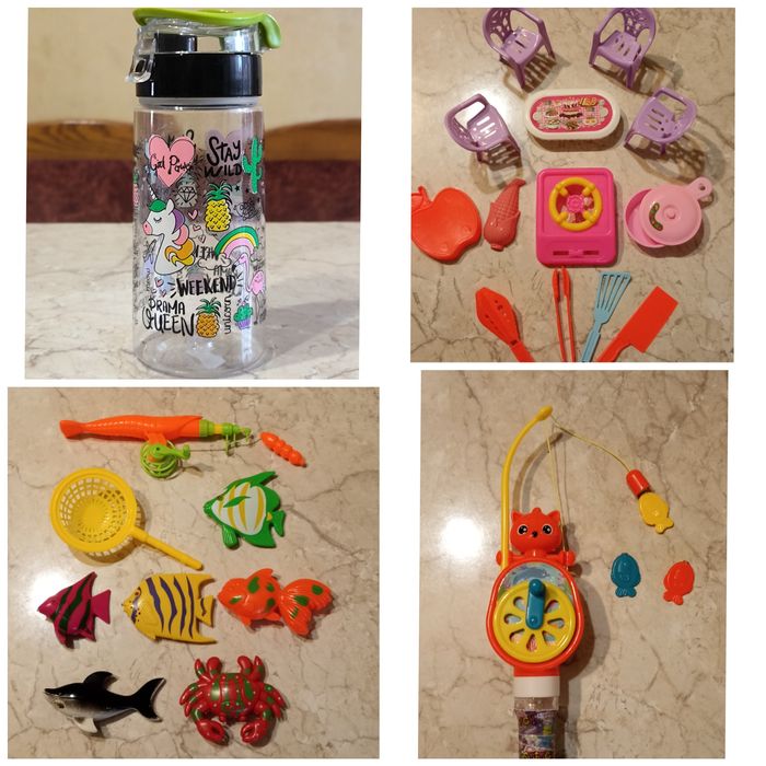 Іграшки, годинник,машина,лялька, іграшковий набір,подушка,динозавр