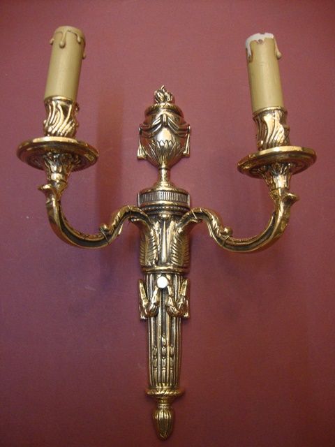 4 Apliques de parede em Bronze