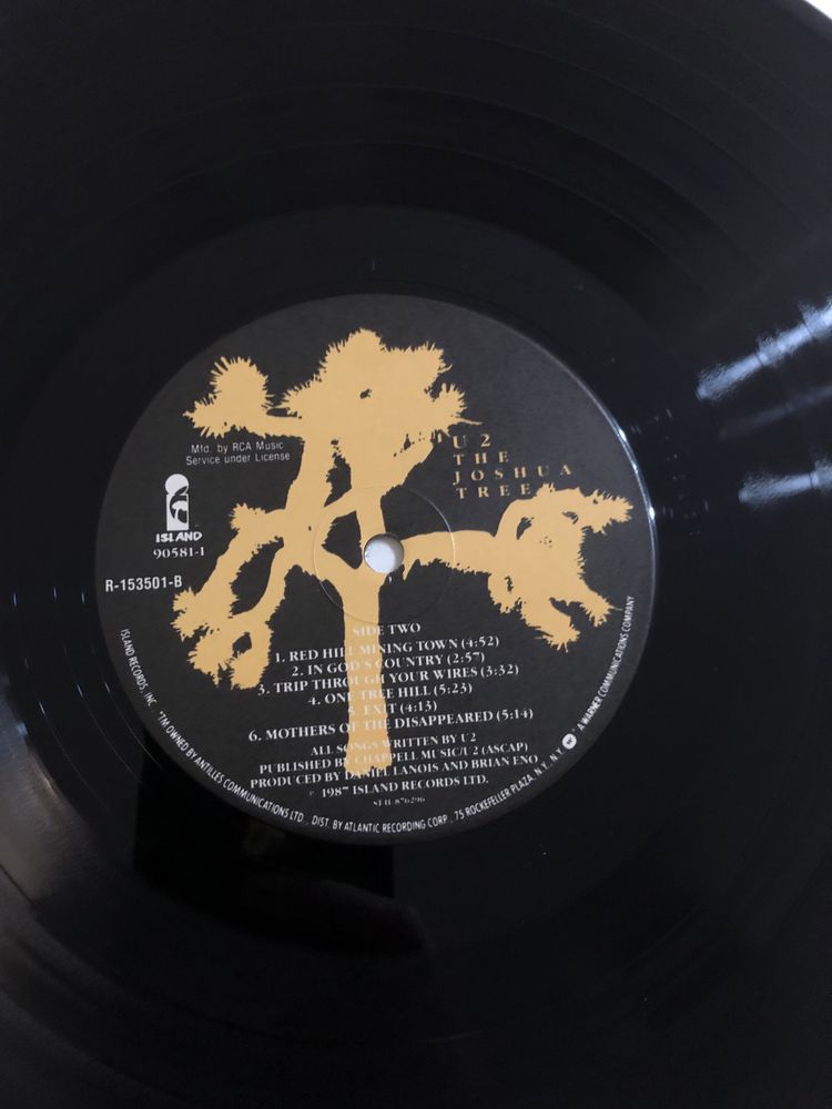 U2 The Joshua Tree NM USA 1987 Insert
