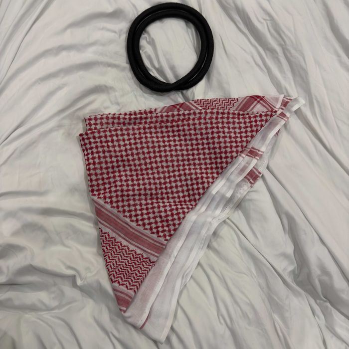 Lenço Sheik Árabe - Cachecol Keffiyeh (Acessório, Fantasia)