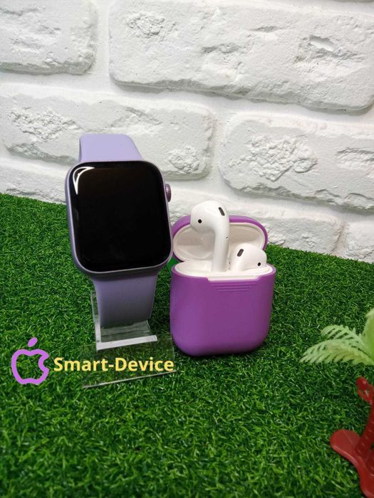 Акція! Бездротові Навушники Airpods 2 +смарт годинник М16+ Smart Watch