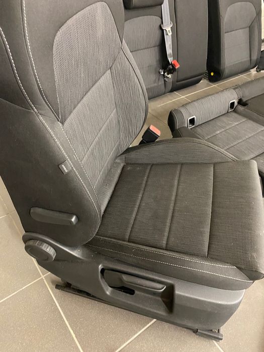 Fotele tapicerka komplet skoda superb III 3v airbag boczek idealne eu