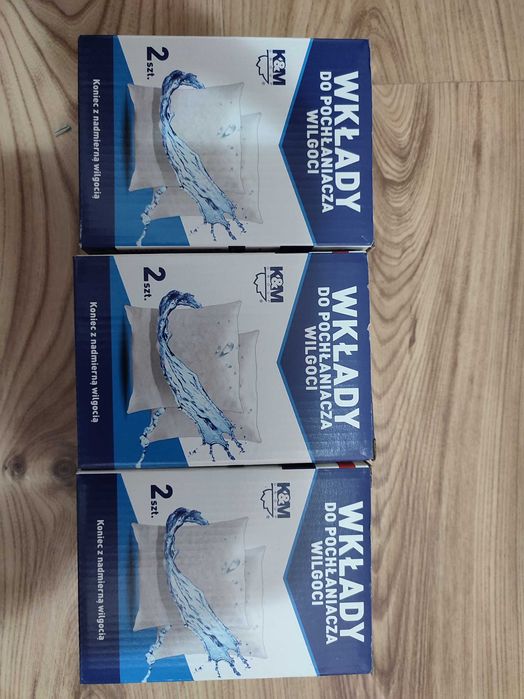 Wkłady pochłaniacza wilgoci 6 sztuk