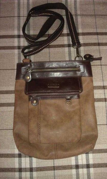 Шкіряна нова сумка-месенджер через плече від елітного бренду - Сhala