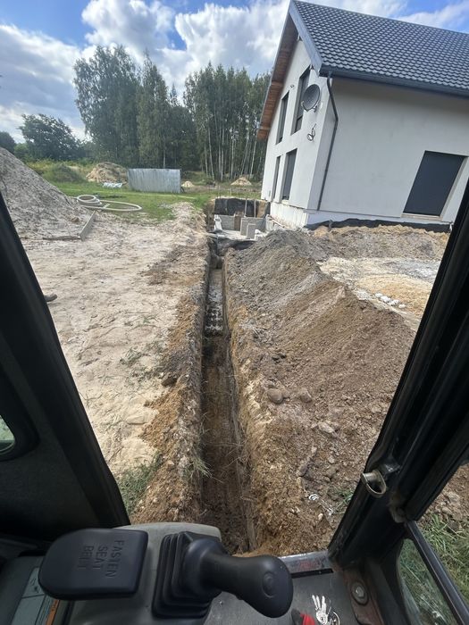 Usługi minikoparką 2,8T oraz wywrotką 3,5T