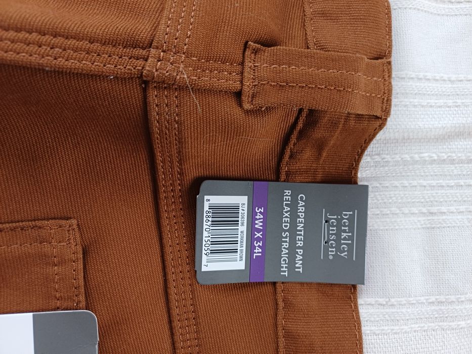 Brązowe spodnie męskie