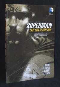 Livro BD Superman Last Son Of Krypton Geoff Johns