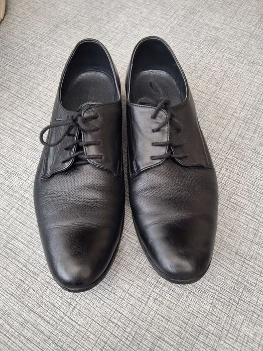 buty eleganckie czarne męskie