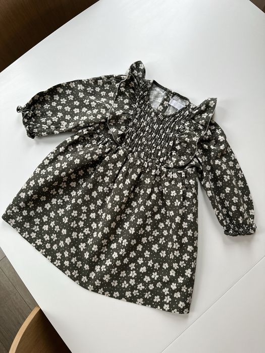 Ніжна принтована сукня від zara на 2-3 роки 98 розмір плаття платье