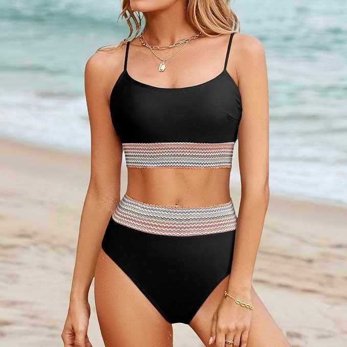 Nowy strój kąpielowy/ dwuczęściowy/bikini/majtki/biustonosz R-M !4085!