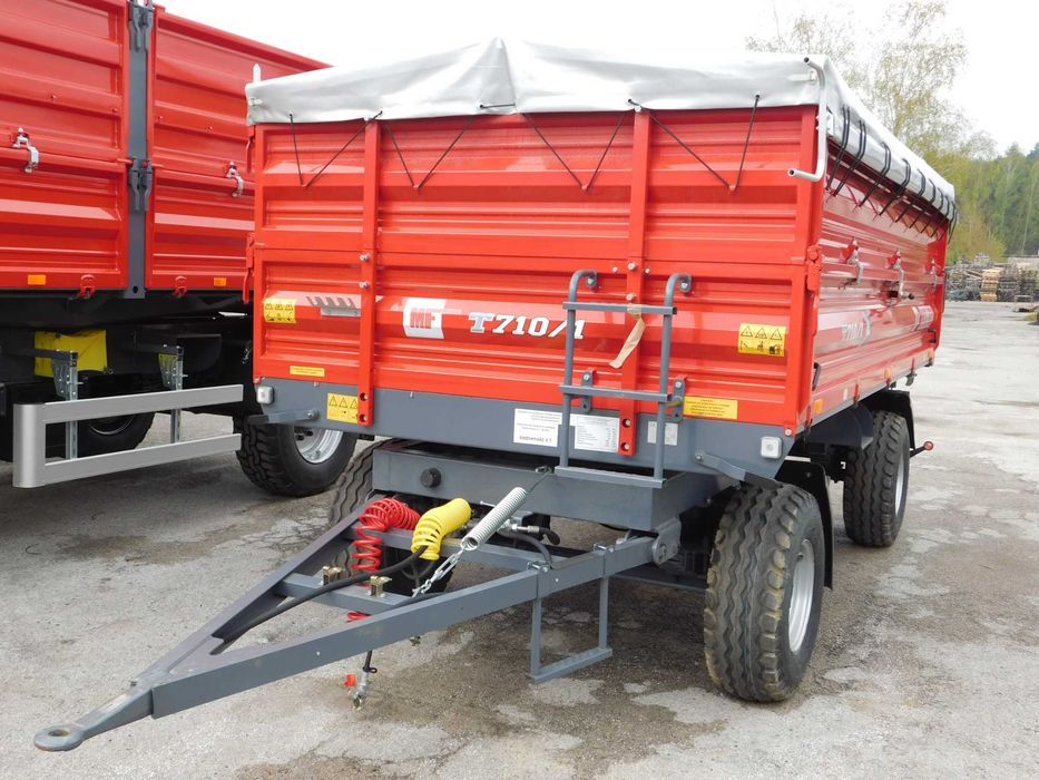 Nowa przyczepa rolnicza dwuosiowa Metal Fach 6t T710/1 8 T710/2