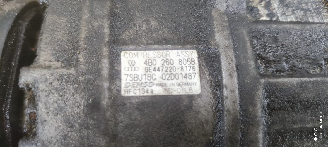 Sprężarka klimatyzacji audi A6 C5 2.7biturbo 2.4 2.8 v6 a4 passat b5