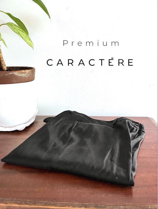 Calças clássicas de fato feminino Caractère Tamanho 42 (E)  Pretas