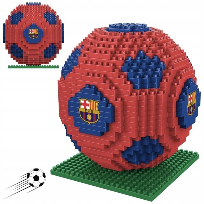 Piłka 3D klocków FC BARCELONA