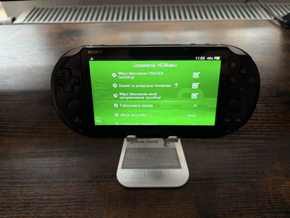 PS VITA Slim 8gb+128gb Henkaku