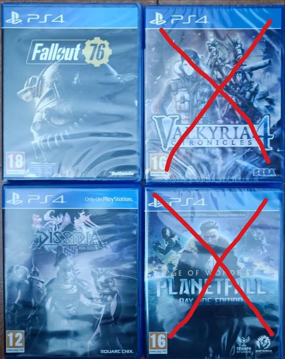 Jogos PS4 novos - para preço individual ver descrição