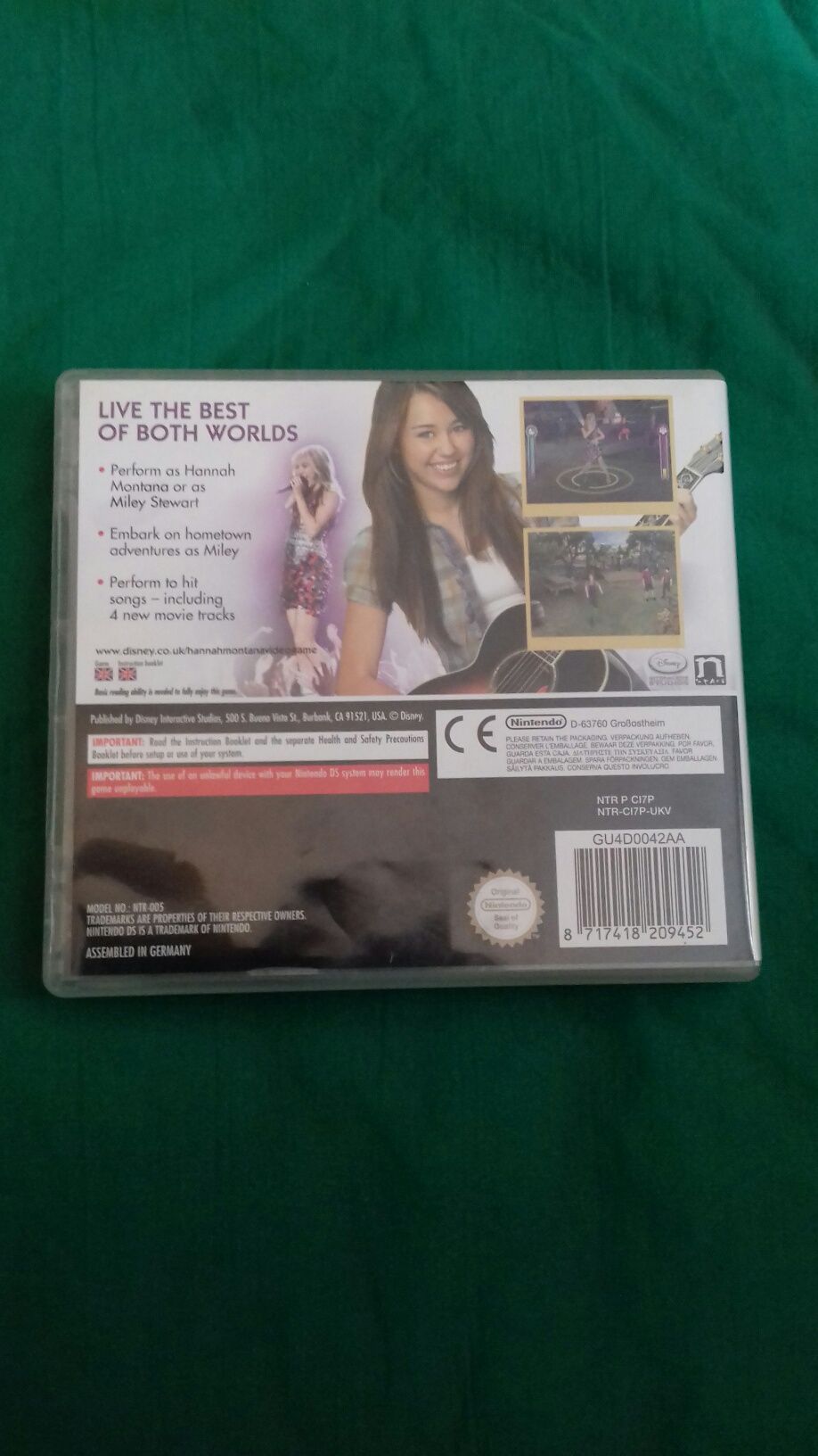 Hannah Montana the movie. Nintendo DS. +monster high