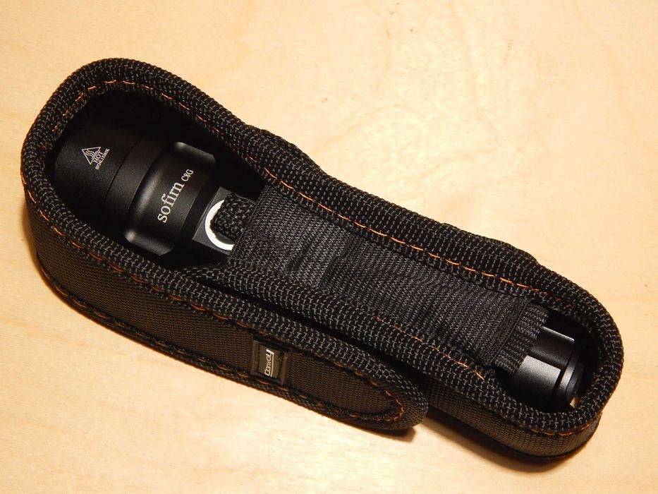 Фонарь светодиодный Sofirn С8G + акк 4000 mAh + чехол Convoy