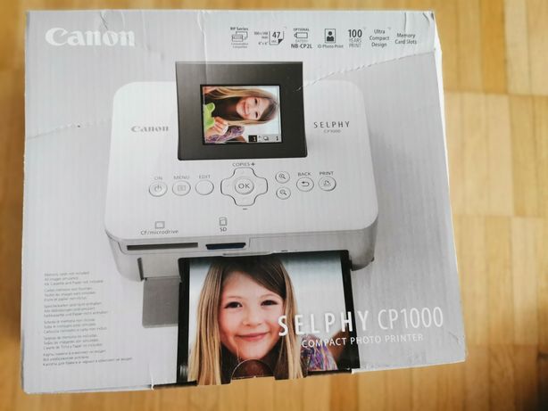 Canon drukarka termosublimacyjna SELPHY CP1000 biała

Oryginalna, mała