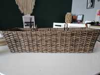 Skrzynka balkonowa rattan 62x21x15/24 cm