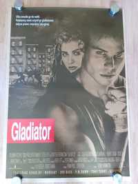 Plakat filmowy GLADIATOR/Oryginał z 1992 roku.