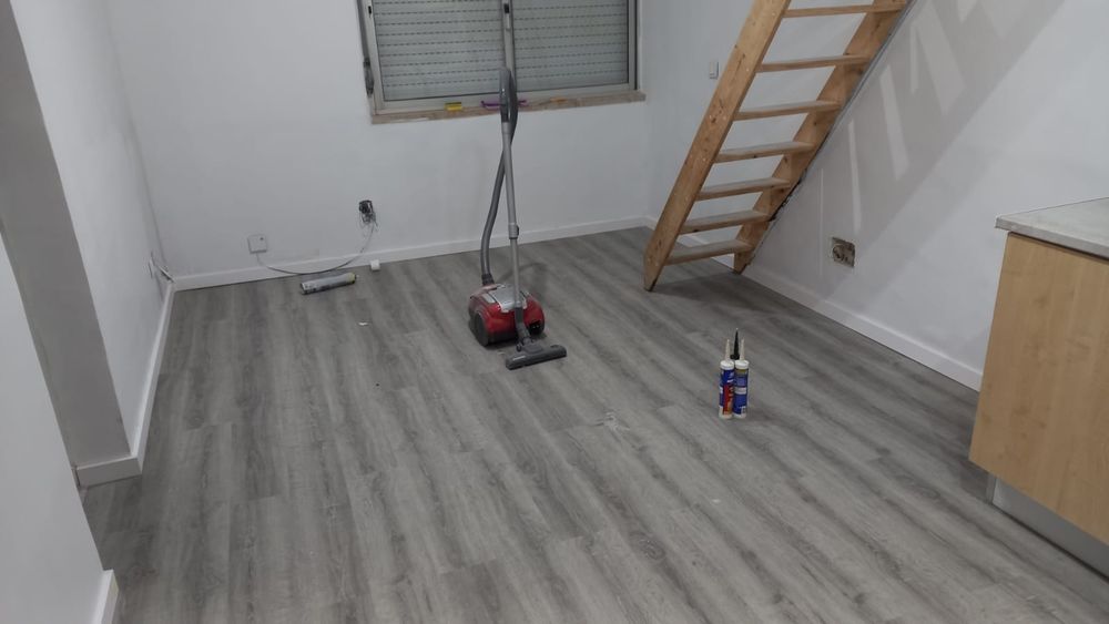 Remodelação de pisos flutuante