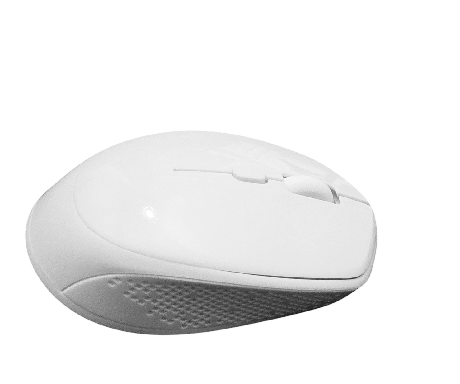 Mysz Bluetooth 5.0 + 2.4G Dual Mode, Cicha, 3xDPI, Win/Mac/iPad  Biała