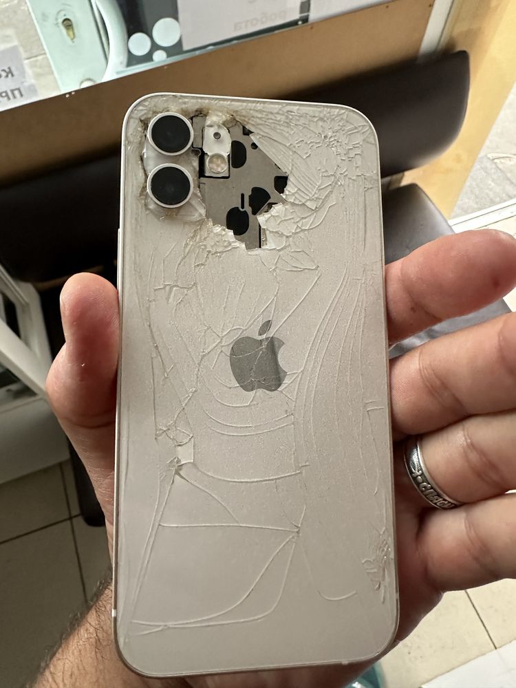 Замена крышки стекла заднего iphone м.Харьковская