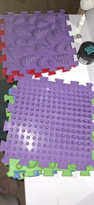 Ортопедичний килимок, пазли, 6 штук