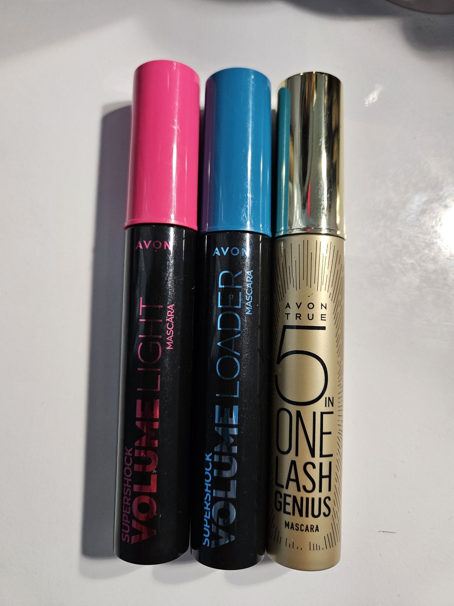 AVON Genius/Super SHOCK/zestaw 3 sztuk tuszy do rzęs w kolorze czarnym