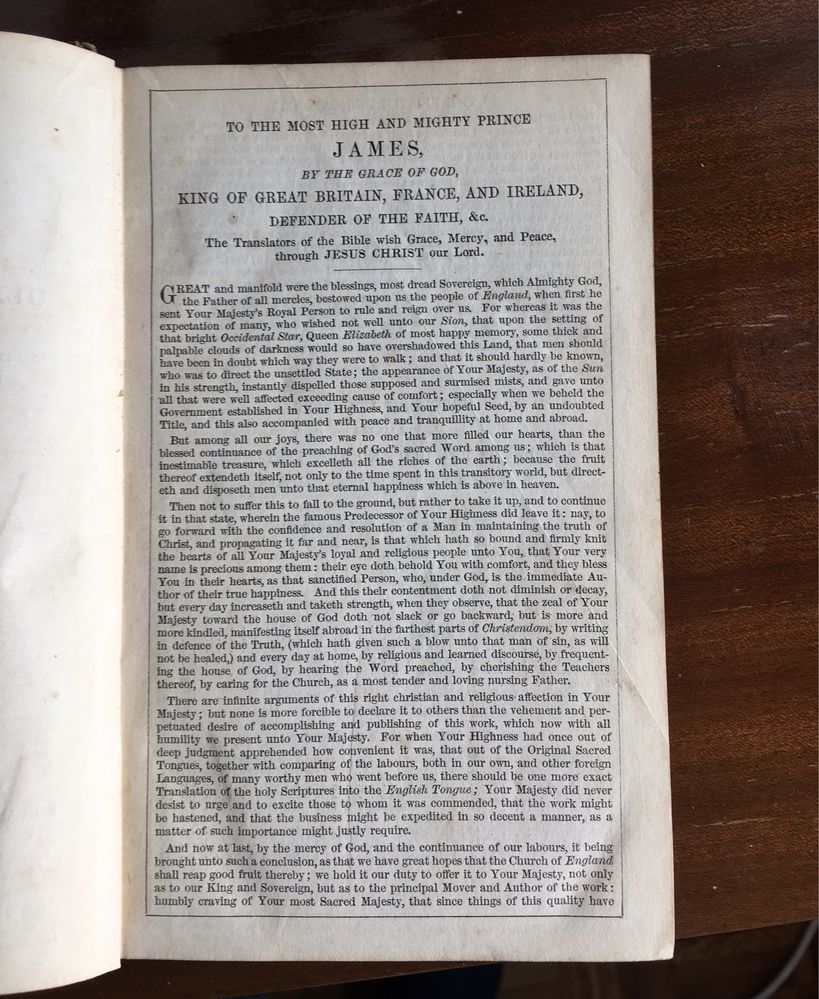 Biblia antiga, de 1850
