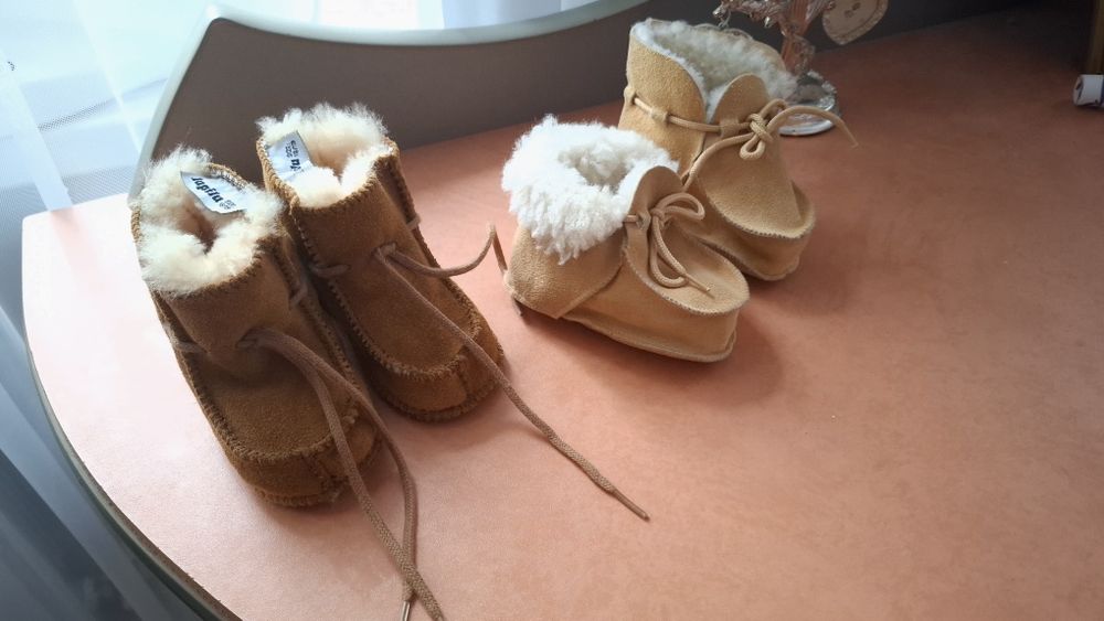 Пінетки дитячі зимові, капці теплі на овчині