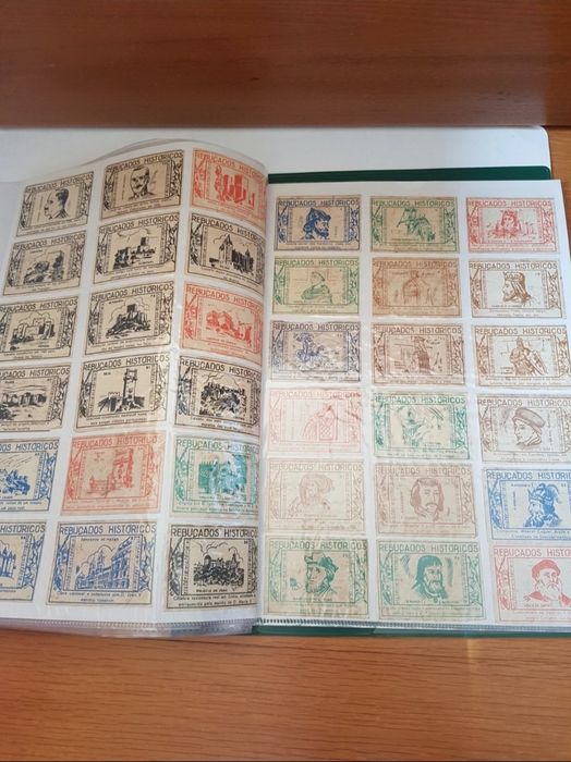 Coleção cromos rebuçados históricos 1970 cromos