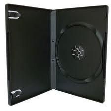 Коробка Бокс для 1 DVD диска полупрозрачный черный