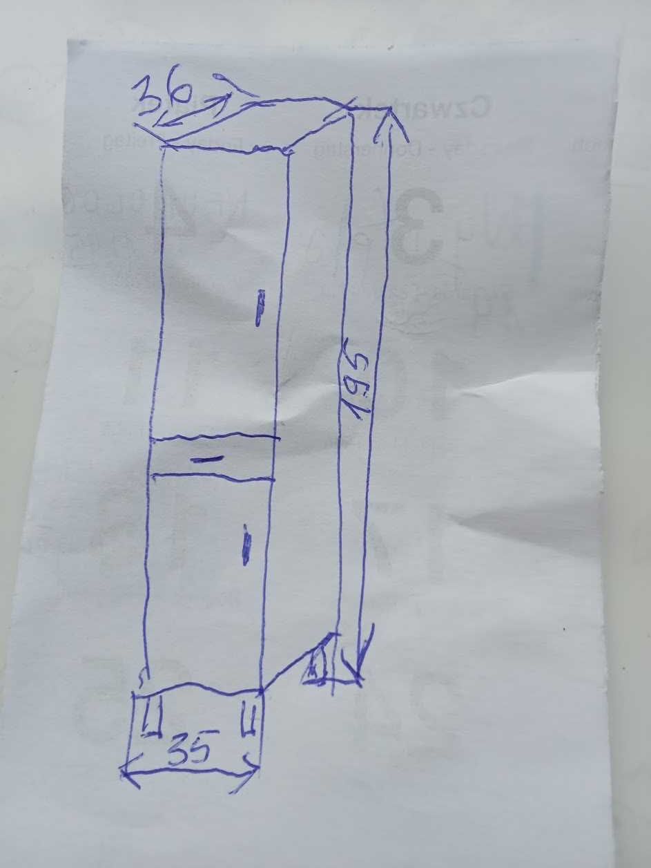 Sprzedam szafkę Galla słupek do łazienki.