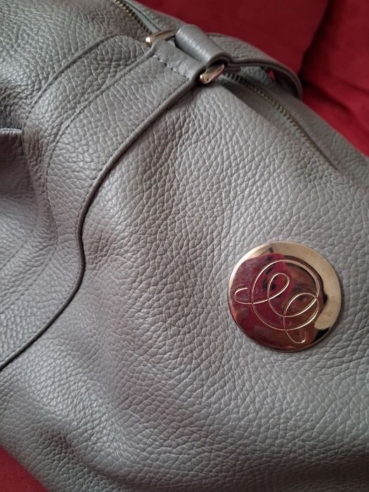 Torba skórzana MyLily Ida Gray do wózka + akcesoria