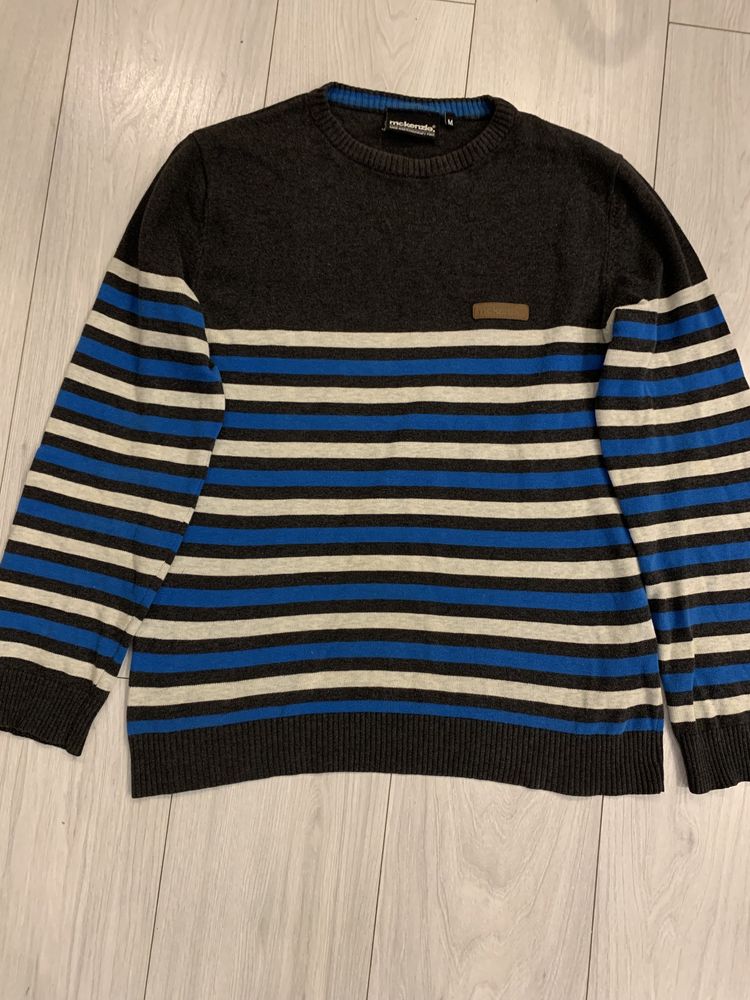 Sweter męski McKenzie w paski rozm. M